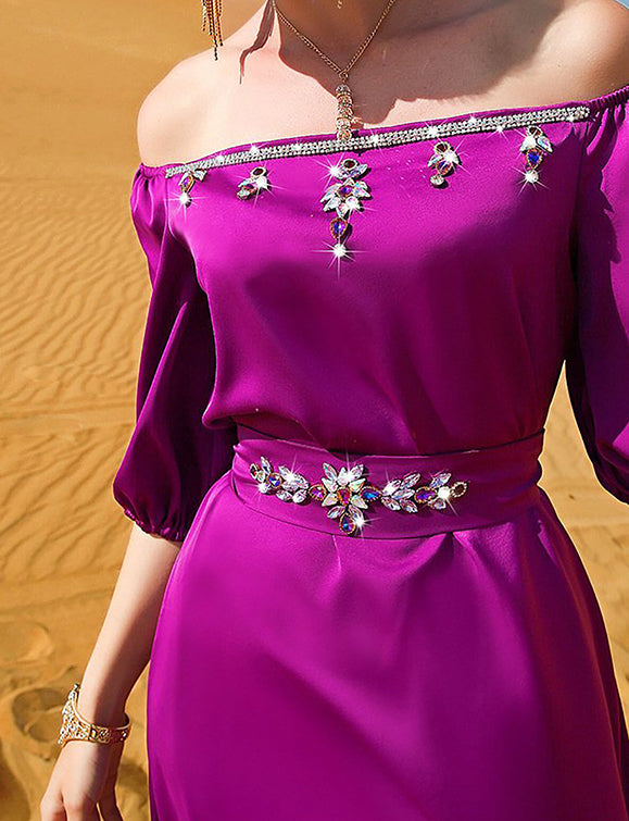 Robe rose online violet